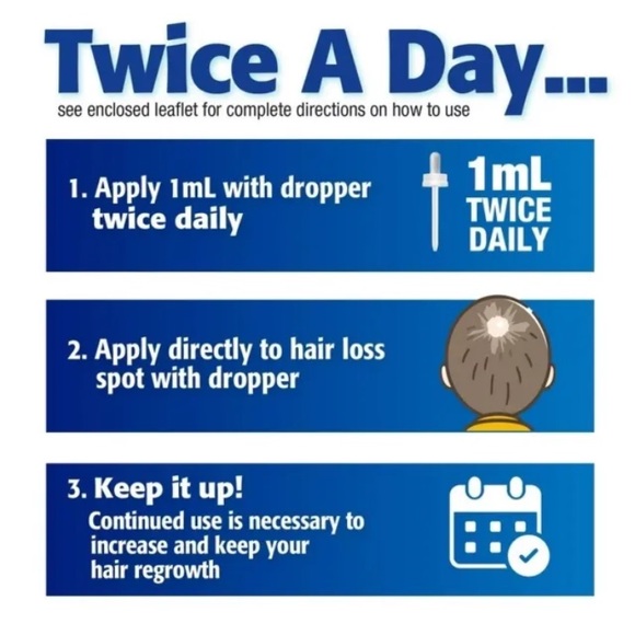 Equate Minoxidil Topical Solution USP, 5 Percent, Extra Strength, 90 Day Liquid, - Picture 3 of 6